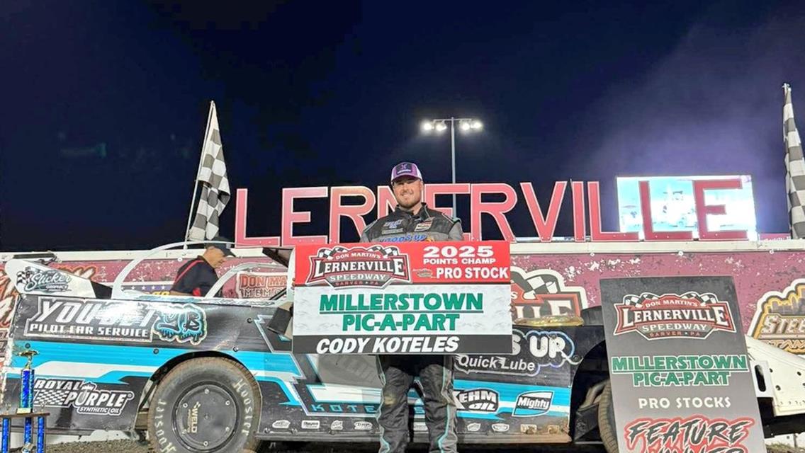 Four Winners-Four Champions; Track Titlists All Take Feature Wins on Championship Night