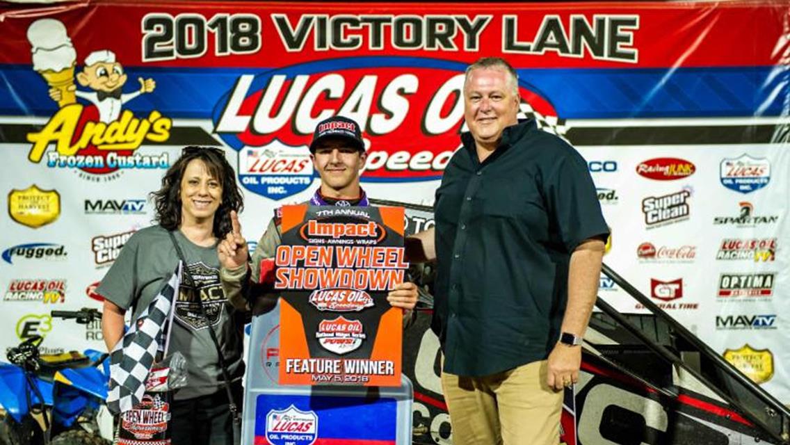 Carrick earns first POWRi National Midget win