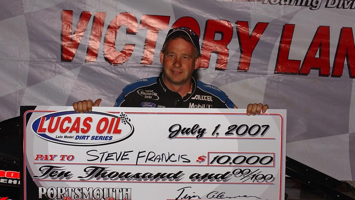 Francis Takes First Lucas Oil Late Model Dirt Series Win of the Year at Portsmouth