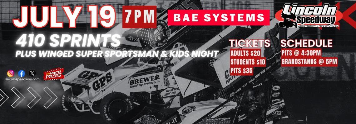 BAE SYSTEMS NIGHT