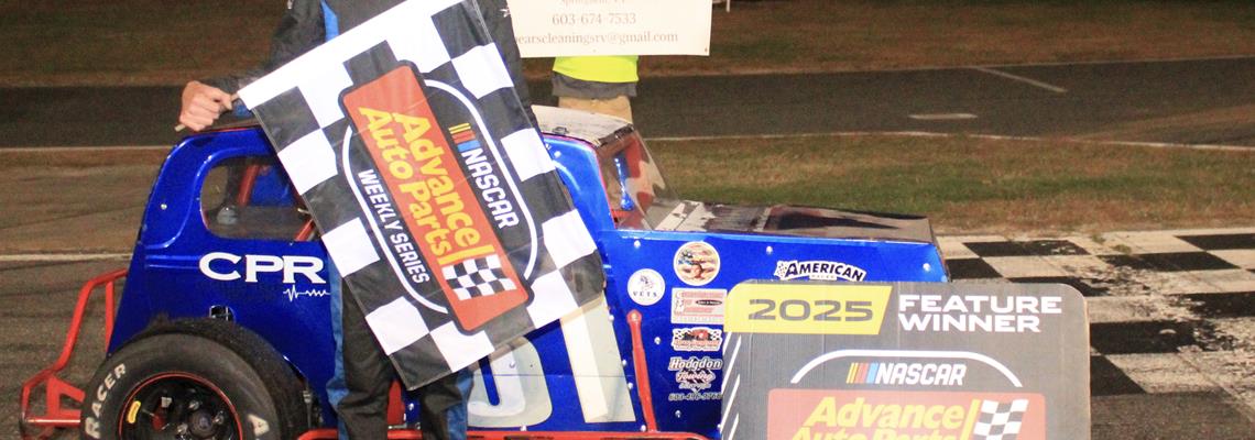 HODGDON KEEPS IT SPOTLESS WITH LAST-LAP WIN IN THE