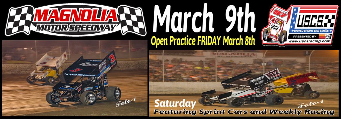 Magnolia Motor Speedway Opens '24 on March 8-9