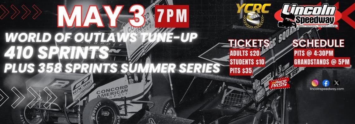 World of Outlaws Tune-up - May 3