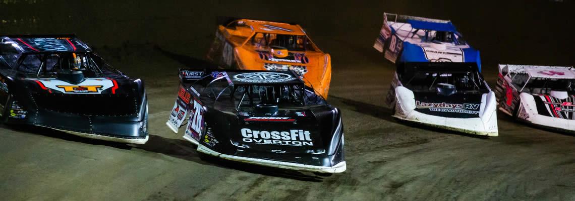 Lucas Oil Late Models, March 22 and Oct 1