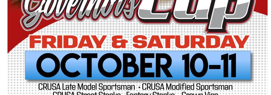 Governors’ Cup October 9-11 at The MAG
