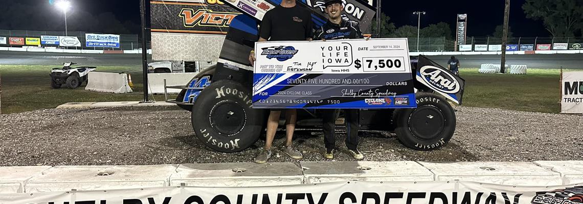 Estenson Wraps Up MSTS 410 Sprint Cars Championshi...