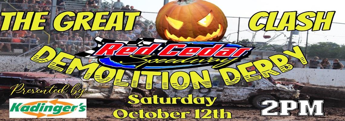 Great Pumpkin Clash Demo Derby October 12