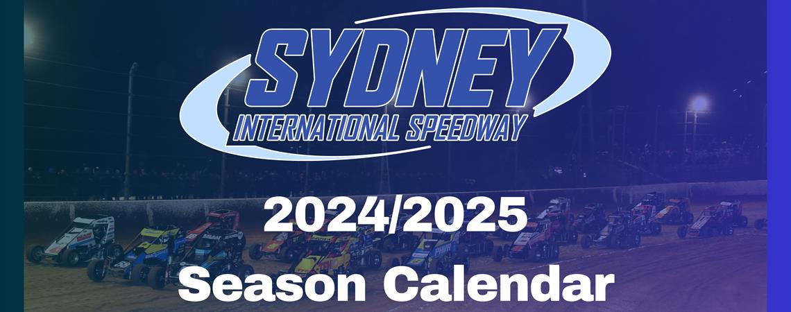 2024/2025 Season Calendar