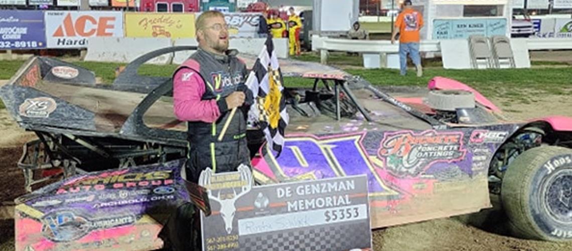 Schenk gets thrilling late race late model win; Va...