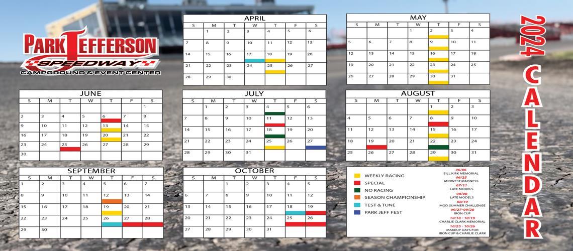 2024 Schedule!