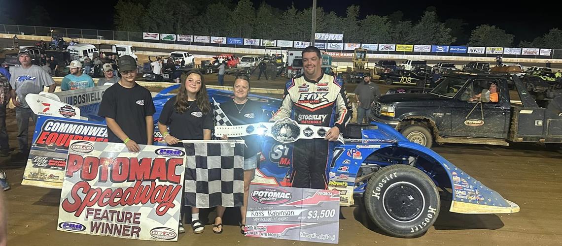 Ross Robinson tops Hills Memorial at Potomac Speedway