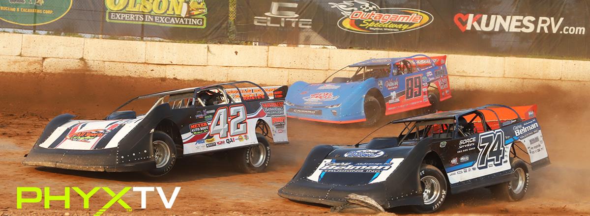 Seubert Calf Ranches Late Models in action