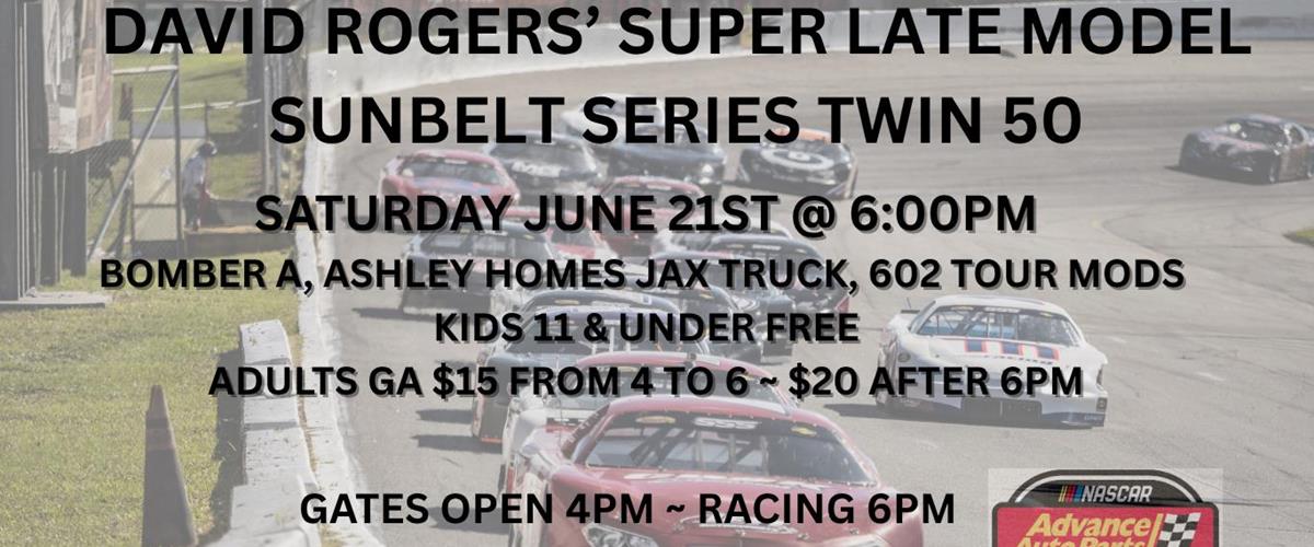 DAVID ROGERS SUPER LATE MODEL SUNBELT SERIES