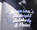 Thanks to Jakes dad proud owner of Swansons Midnight Autobody & Paint -- for hood repair & the mules new paint job