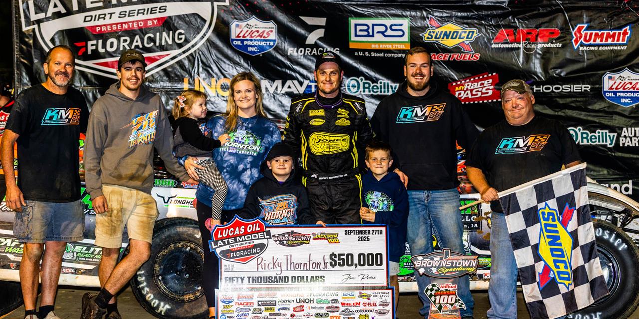 Ricky Thornton Jr. Triumphs in Jackson 100 at Brow...