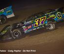 Morgan Ward competes at Brown County Speedway (Aberdeen, SD) on May 31, 2024. (Cody Papke photo)