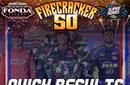 QUICK RESULTS 7/2/2025 – FIRECRACKER 50 PRESENTED...