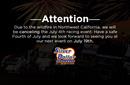 Cancelled: Fast Cars and Freedom Event on July 4th...
