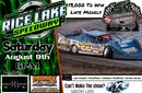 Rice Lake Speedway Hosts Late Models August 9th