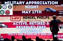Military Appreciation Night May 17th