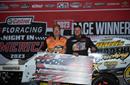 Berry and Jerovetz  win on Castrol FloRacing Night...