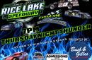Fastlane Super Stock Opener to Rice Lake Speedway...