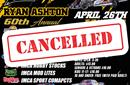 Mother Nature wins again Races for April 26th are...