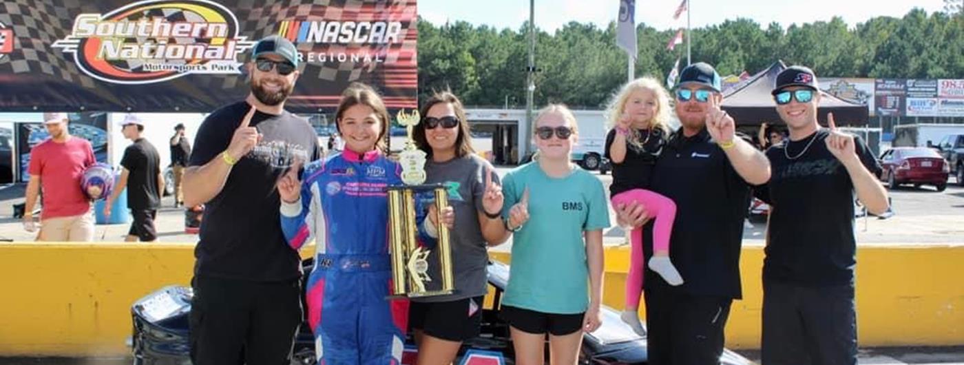 Delaney Gray scores first victory at Southern National Motorsports Par...