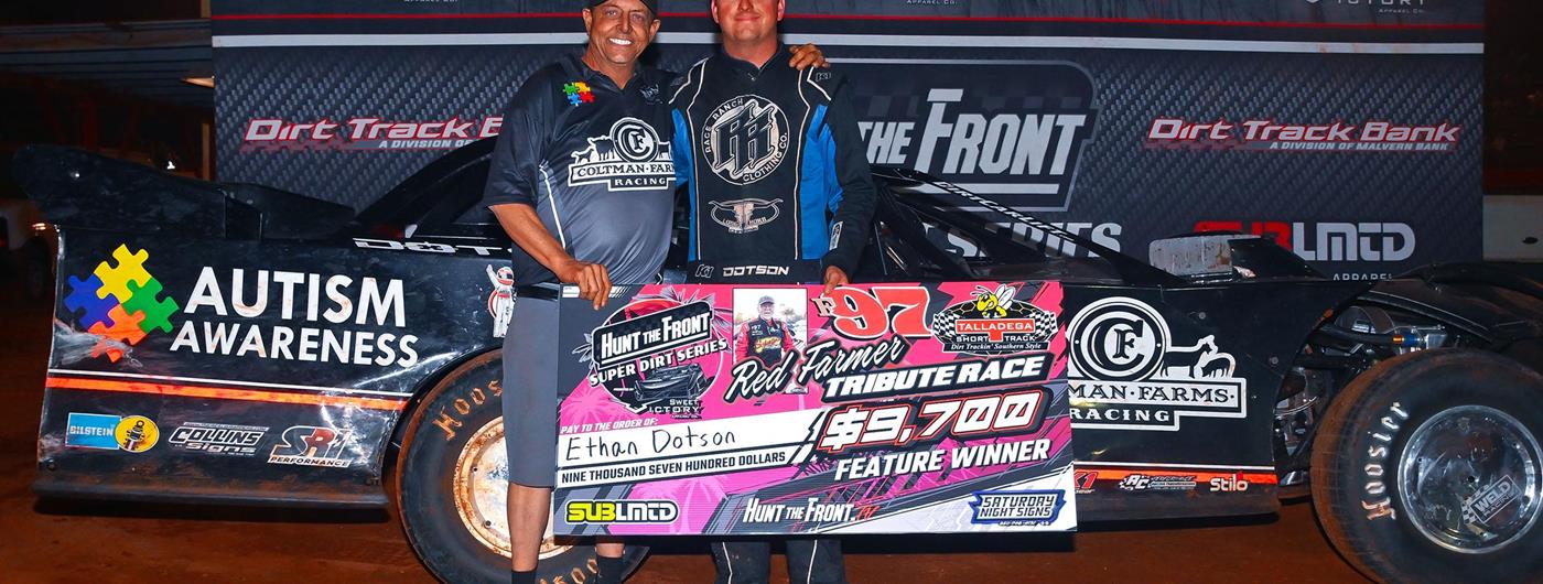 Ethan Dotson, Coltman Farms Racing win Red Farmer Tribute Race at Tall...