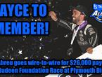 Rico Abreu goes wire-to-wire for $26,000...