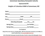50th Annual Jamestown Stampede Calcutta - Thursday