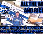 Zeb Wise wins by 11 seconds fo
