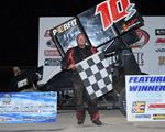 JAY STEINEBACH WINS FIRST EVER FEATURE ON THE LAST POINTS RACE