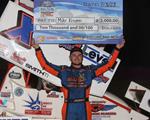 KEEGAN HOLDS OFF MACEDO & GRESSMAN AT THE LINE