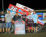 Jason Martin Wins Weather Delayed A-Feature At 81