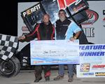 JAY STEINEBACH WINS FIRST EVER FEATURE ON THE LAST POINTS RACE