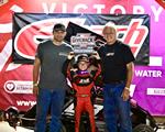 Deekan McRoberts Wins in Restrictors and Liam Barton Victorious in Jr Sprints in KKM Giveback Challenge Preliminary Night Two