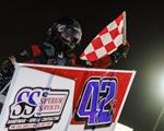 Brett Peterson wins the checke