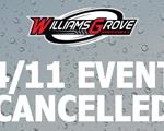 Rain Cancels Williams Grove Ap