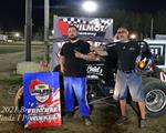 Olsen Wins With Last Lap Pass at Wilmot