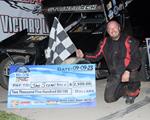 JAY STEINEBACH WINS FIRST EVER FEATURE ON THE LAST POINTS RACE