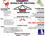 Santa Claus is Coming to Can-Am for Christmas in July Friday Night