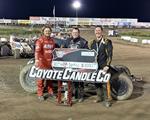 Anton Hernandez and Wyatt Burks Win in POWRi Elite Non-Wing OK-TX Border Battle