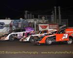 Jimmy Gustin dominates the night with three feature wins at Boone Speedway