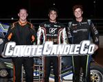 Anton Hernandez and Wyatt Burks Win in POWRi Elite Non-Wing OK-TX Border Battle