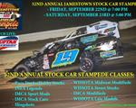 52nd Annual Jamestown Stock Car Stampede - September 22nd & 23rd