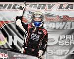 Cale Coons scores the checkere