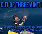 Justin Peck wins with late mov
