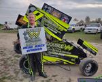 JUSTIN WARD WINS HIS FIRST FEATURE RACE