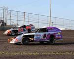 Jimmy Gustin dominates the night with three feature wins at Boone Speedway